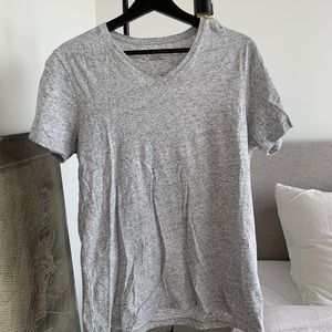 Club Monaco Grey V Neck Tee